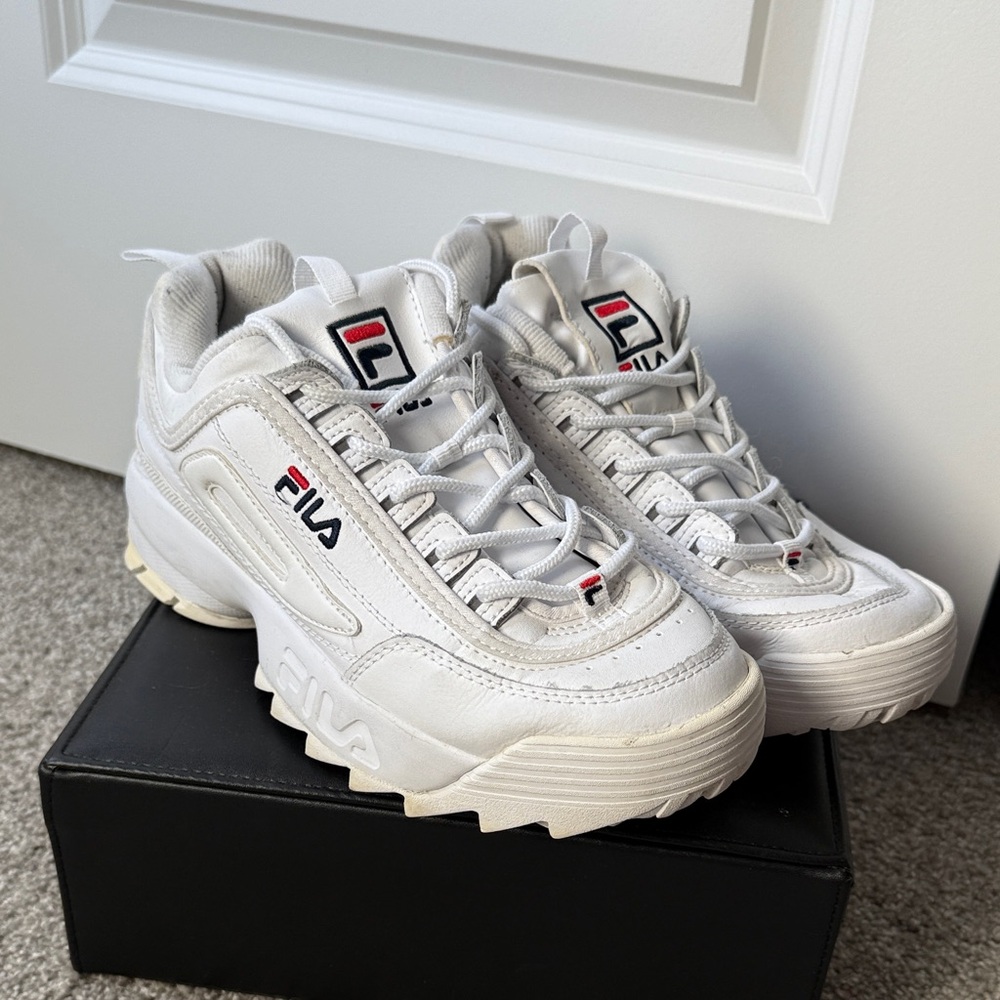 Fila White Athletic Sneakers